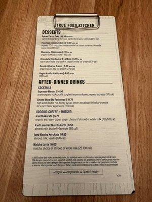Menu photo 6 True Food Kitchen Las Vegas, NV