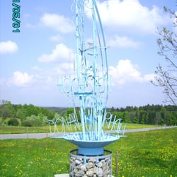 Höchsten: Europäische Wasserscheide Donau / Rhein