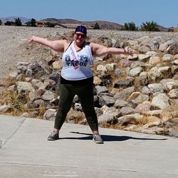 Damonte Ranch Park - We went across the street and there is a dam. Posing on the damn - Parks Near Me - Reno, Nevada