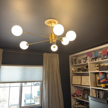 Electricman - Sputnik light in office. - Electricians Near Me Electricman - Sputnik light in office. - Electricians Near Me