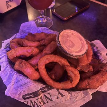 Shantytown Grill - Onion rings-decent crunch - Burgers Near Me - Bloomington, Minnesota