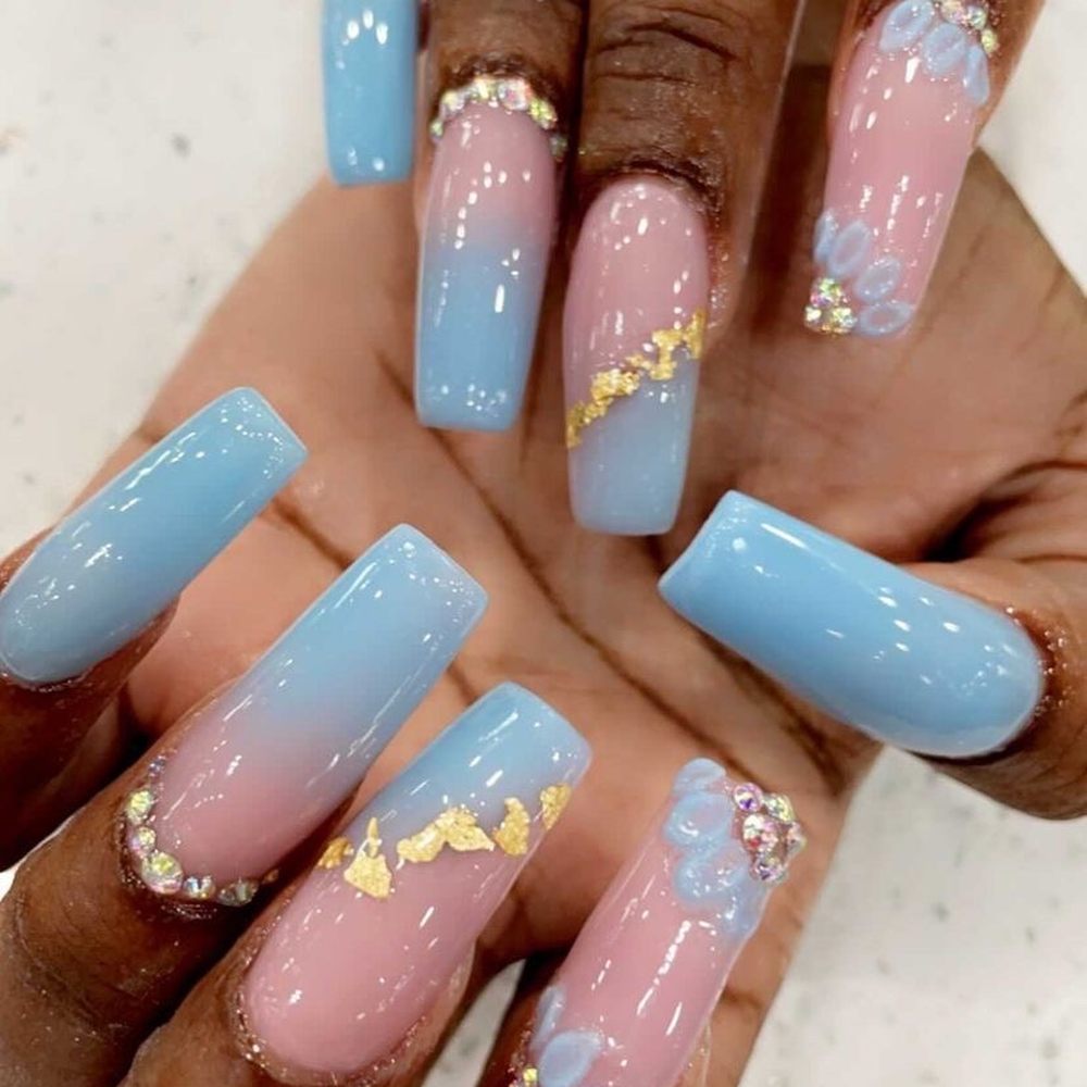 Upscale Nails Bar - My nails for my birthday is everything I wanted and more:) - Skin Care Near Me - Arlington, Texas