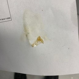 I spit it out....this is the plastic in my coffee cup...like when u open a pack of duck sauce kind of plastic ...I'm done with  fast food