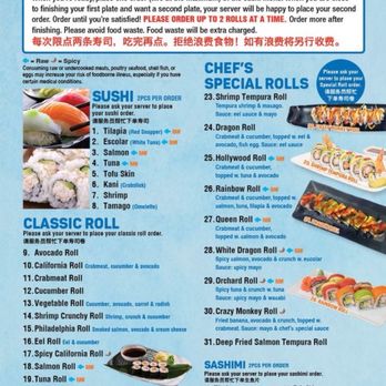 YC Seafood Hotpot - Menu with sushi - Seafood Near Me - Virginia Beach, Virginia