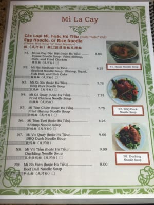 Menu photo 7 Mi La Cay Seattle, WA