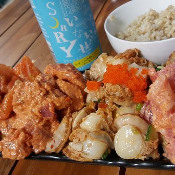 Seattle Fish Guys - Poke with Japanese beer - Seafood Markets Near Me - Seattle, Washington Seattle Fish Guys - Poke with Japanese beer - Seafood Markets Near Me - Seattle, Washington