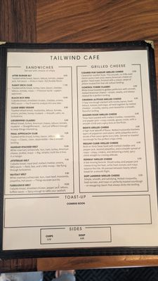 Menu photo 3 Tailwind Cafe Indianapolis, IN