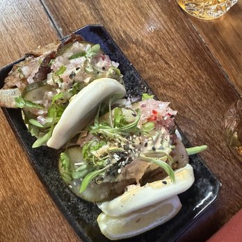 Kaiyo Rooftop - Pork belly bao buns. Delicious! - Peruvian Near Me - San Francisco, California Kaiyo Rooftop - Pork belly bao buns. Delicious! - Peruvian Near Me - San Francisco, California