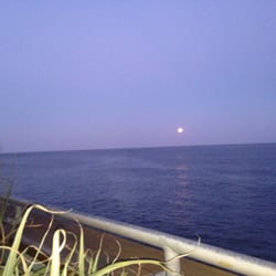 Riviera Beer Garden - View of moon
