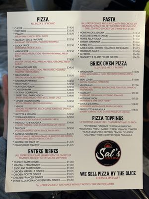Menu photo 7 Sal’s Pizza Bar Orlando, FL Menu photo 7 Sal’s Pizza Bar Orlando, FL