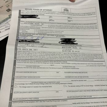 Northtowne Mazda - Fraudulent POA form per the DMV. - Car Dealers Near Me - Kansas City, Missouri Northtowne Mazda - Fraudulent POA form per the DMV. - Car Dealers Near Me - Kansas City, Missouri