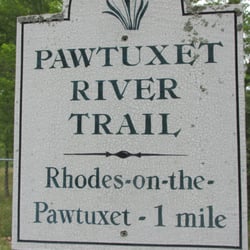 Sign on south end of trail