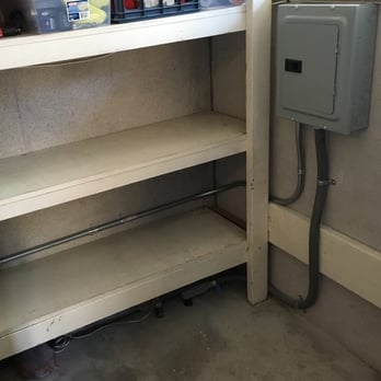 Garafano Electric - Nice EMT bending from subpanel to route around the shelf and keep it usable - Electricians Near Me - Los Angeles, California