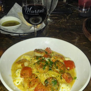 Cafe Murano - Yum! Shrimp and Scallops Checca - Italian Near Me - Altamonte Springs, Florida