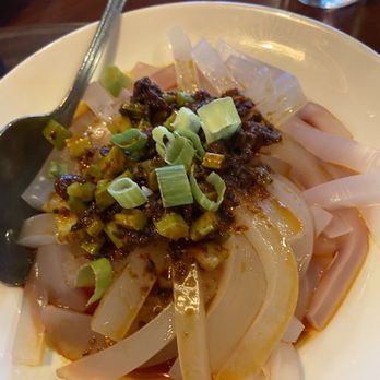 Mala Sichuan Bistro - Chengdu Mung Bean Jelly - Szechuan Near Me - Katy, Texas Mala Sichuan Bistro - Chengdu Mung Bean Jelly - Szechuan Near Me - Katy, Texas