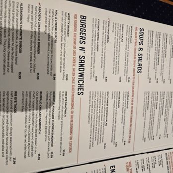 West Texas Chophouse - Menu. September. 2025 - Steakhouses Near Me - El Paso, Texas