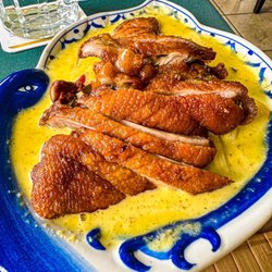Thai Orchid - 69. Duck w/ green curry