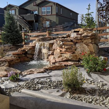 Naturescapes Custom Landscaping - a water feature in a backyard - Masonry/Concrete Near Me - Colorado Springs, Colorado