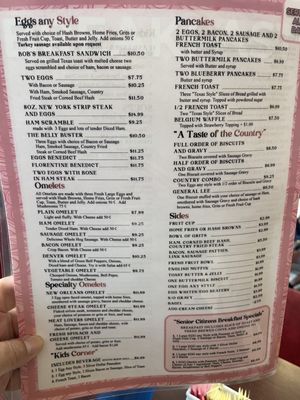 Menu photo 1 Bob's Diner Orlando, FL
