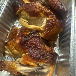Half chicken which was cold