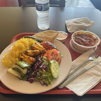 Fanoos Grill Express - Chicken Shish lunch - Salad Near Me - Harbor city, California