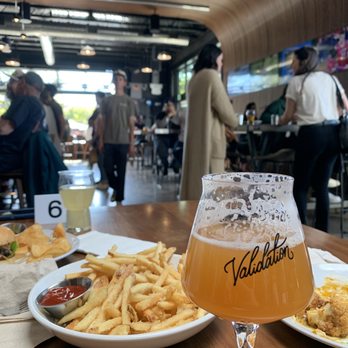 Validation Ale - The east beach lager and truffle fries - Breweries Near Me - Santa Barbara, California
