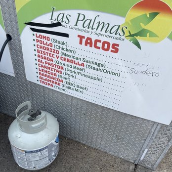Las Palmas - a gas can and a sign for tacos - Mexican Near Me - Pittsburgh, Pennsylvania