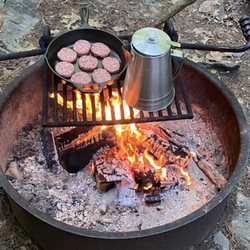 Frances Slocum State Park - Campsite fire pit