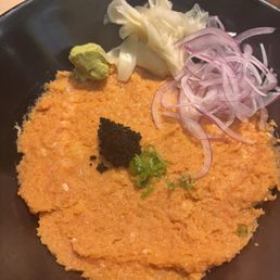 Spicy tuna rice bowl (comes with a miso soup)