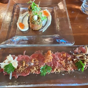 BlueBlood Steakhouse - Wagyu Beef Carpaccio, Housemade Gravlax - Steakhouses Near Me - Toronto, Ontario BlueBlood Steakhouse - Wagyu Beef Carpaccio, Housemade Gravlax - Steakhouses Near Me - Toronto, Ontario