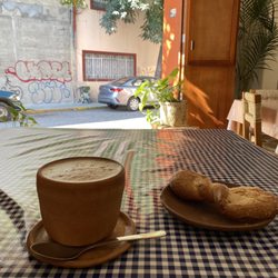Cabuche - Hot chocolate in the morning, a lovely spot to watch people strolling by.