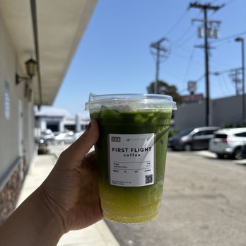First Flight Coffee - Yuzu matcha tonic - Coffee & Tea Near Me - Torrance, California