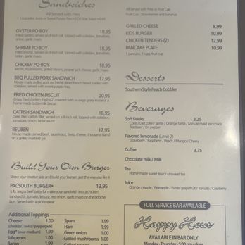 Pacific Southern - Menu - Southern Near Me - Tacoma, Washington