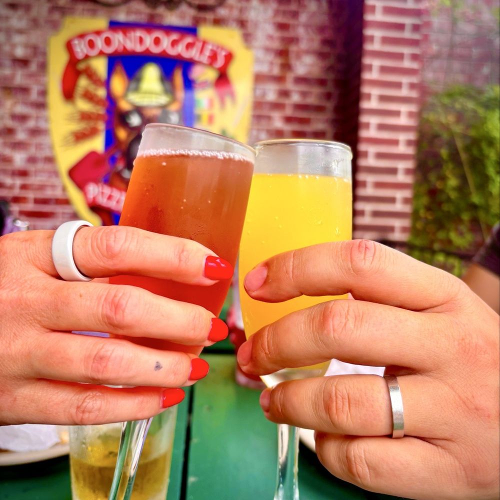 Boondoggles Pub - Outside, mimosa - Bars Near Me - El Lago, Texas