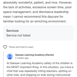 Seesaw Learning Academy
