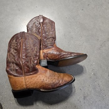 Austin Shoe Hospital - These boots are my favorite and they fixed and cleaned them up very nicely - Shoe Repair Near Me - Round Rock, Texas