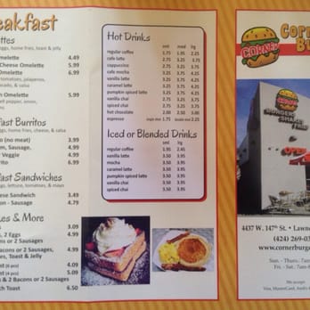 Corner Burger - Burgers Near Me - Lawndale, California