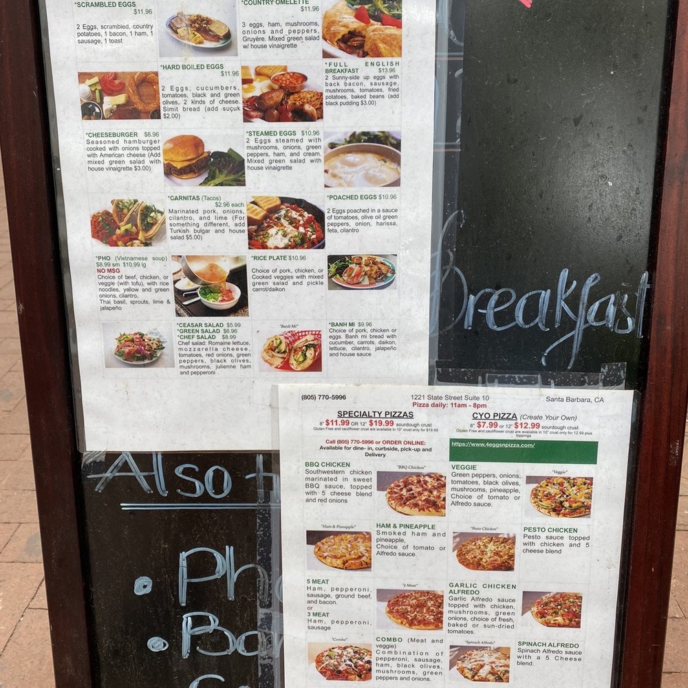 SB Pho - Menu outside - Pizza Near Me - Santa Barbara, California SB Pho - Menu outside - Pizza Near Me - Santa Barbara, California