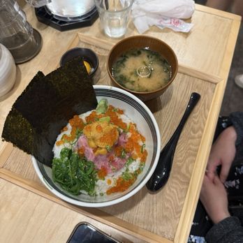 Totoya - Matsu with the egg yolk and soy sauce - Japanese Near Me - Honolulu, Hawaii