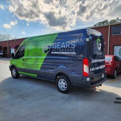 Limitless Auto Styling - Printed Media - Gears Autoworks Commercial Wrap