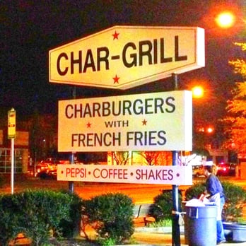 Char-Grill - Main signage on Hillsborough Street - Burgers Near Me - Raleigh, North Carolina