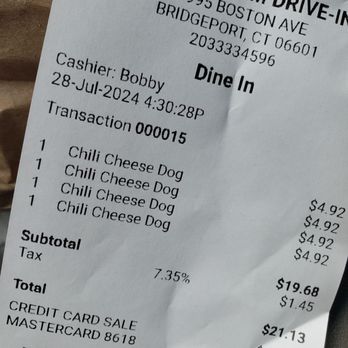 Valley Farm Drive-In - 7.29.24 - Burgers Near Me - Bridgeport, Connecticut
