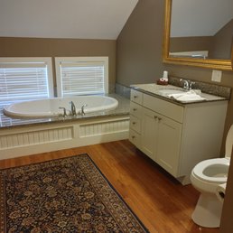 Massive bathroom with very large bathtub Massive bathroom with very large bathtub
