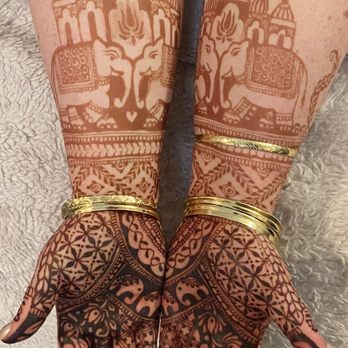 Mystical Henna By Priya - 36 hours after application - Henna Artists Near Me