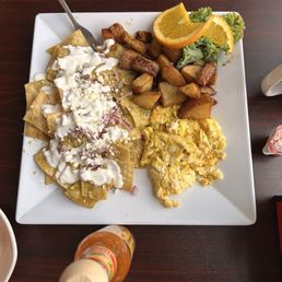 Chilaquiles that were so tasty and crisp Chilaquiles that were so tasty and crisp