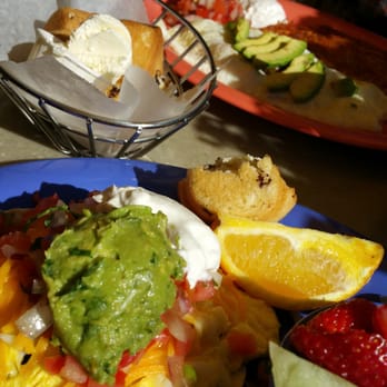 Chad's - Pre-carnage  Muffin basket Huevos rancheros Sambo omlette with egg whites - Breakfast & Brunch Near Me - Santa Barbara, California