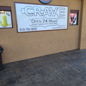 Crave Cafe Studio City - Their sign - Cafes Near Me - Studio City, California