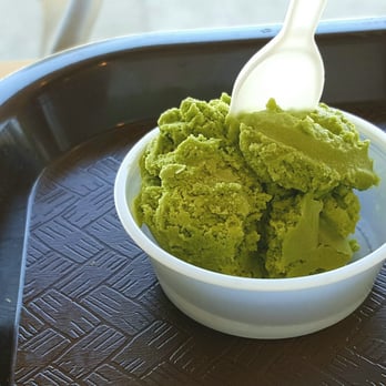 Poke Bistro - Free green tea ice cream! Guess I'm cute too Angela, they gave me two! - Seafood Near Me - Riverside, California