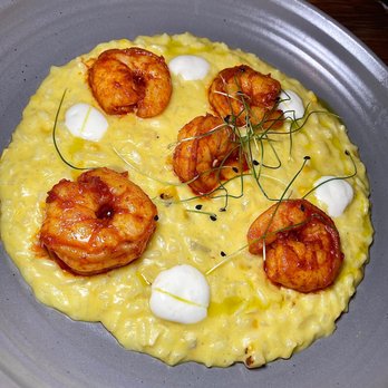 Benchmark - Sweet Corn and Shrimp Risotto - New American Near Me - Santa Ana, California