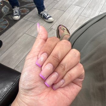 Nails Allure - Before Pic of 3 week old nails. After Pic will be updated later today - Nail Salons Near Me - Rockville, Maryland Nails Allure - Before Pic of 3 week old nails. After Pic will be updated later today - Nail Salons Near Me - Rockville, Maryland
